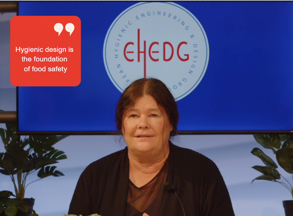 Matilda Freund opens the EHEDG Online Congress 2023